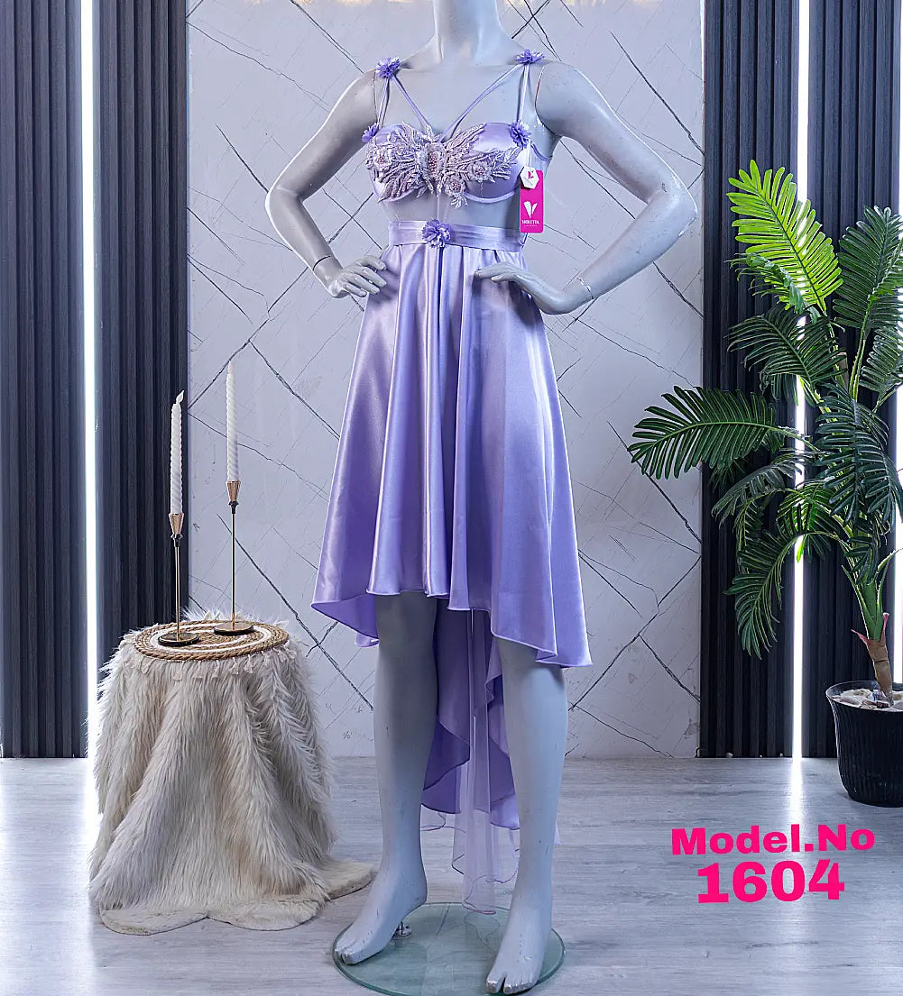بيبي دول طويل ساتان كود 1604