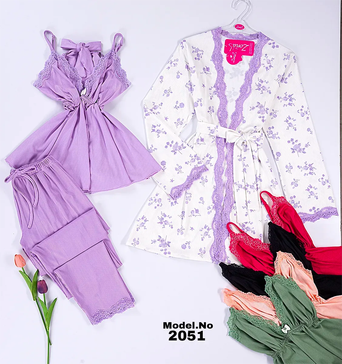 Pyjama Pants 3 Pieces Cod 2051