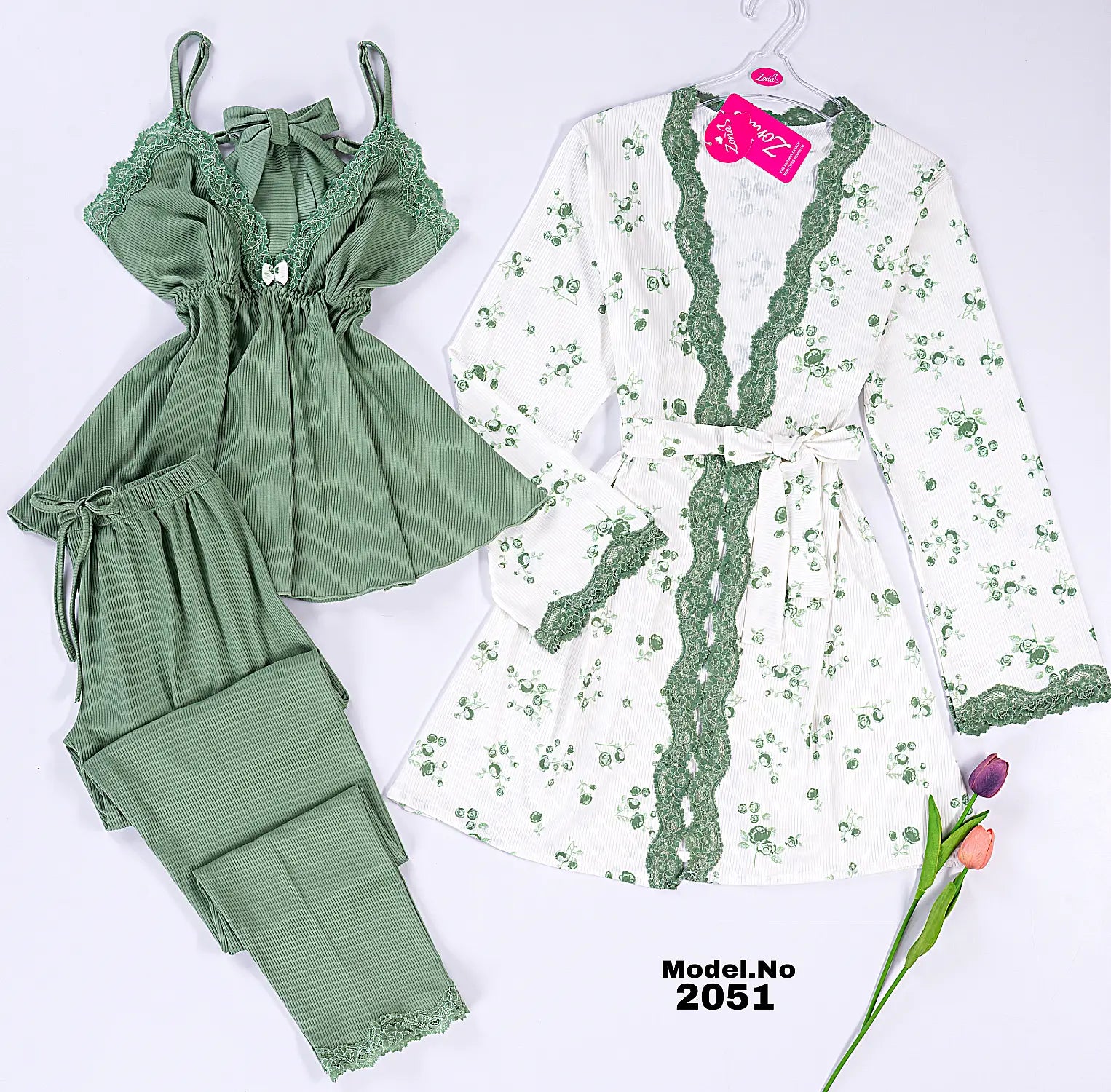 Pyjama Pants 3 Pieces Cod 2051