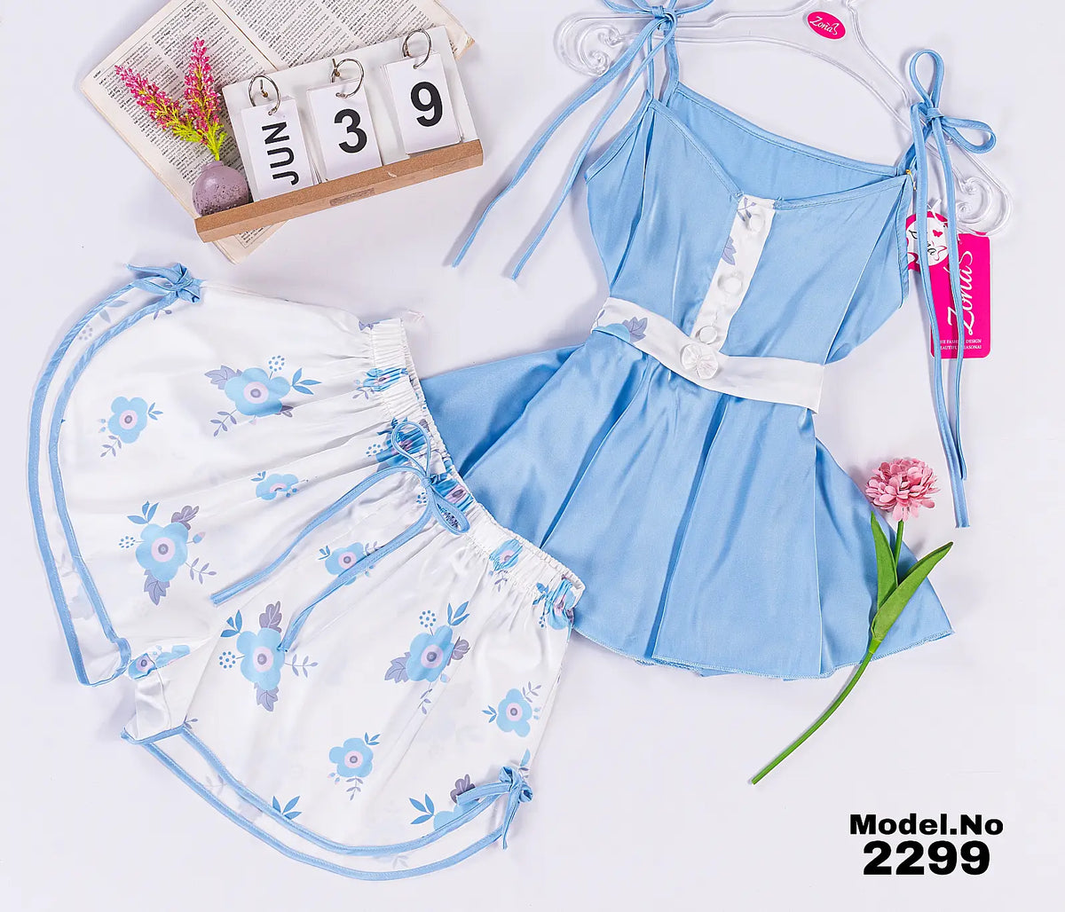 بيجامة شورت كود 2299