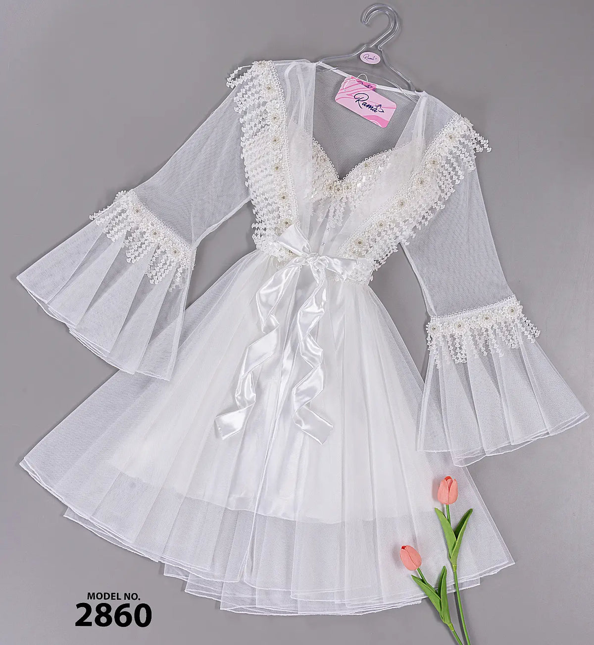 Short Bridal Rob Cod 2860 W