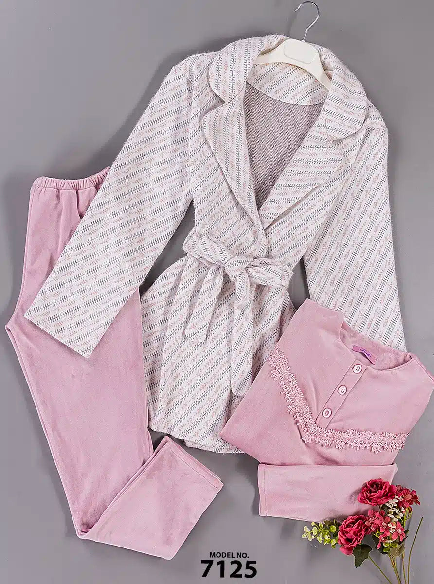 Winter Pyjama Set 3 Pieces Code 7125