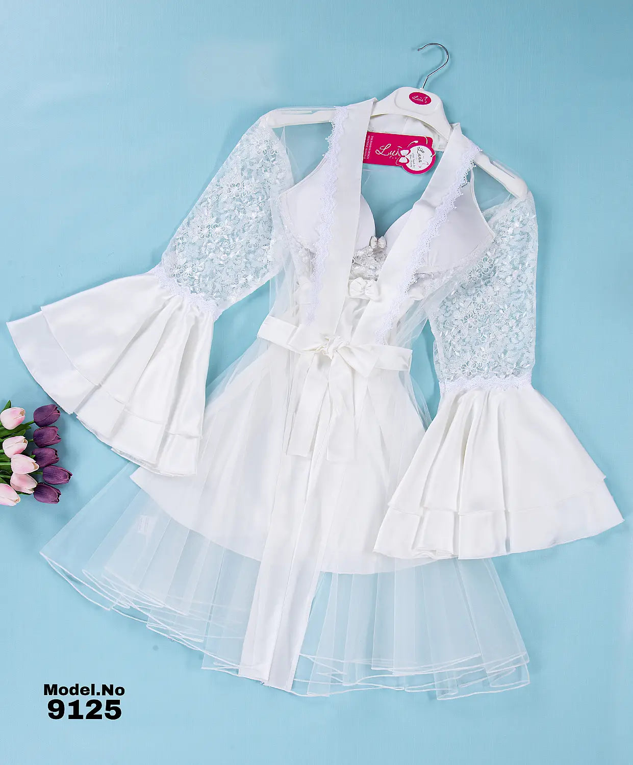 Sort Bridal Rob Set Cod 9125 W