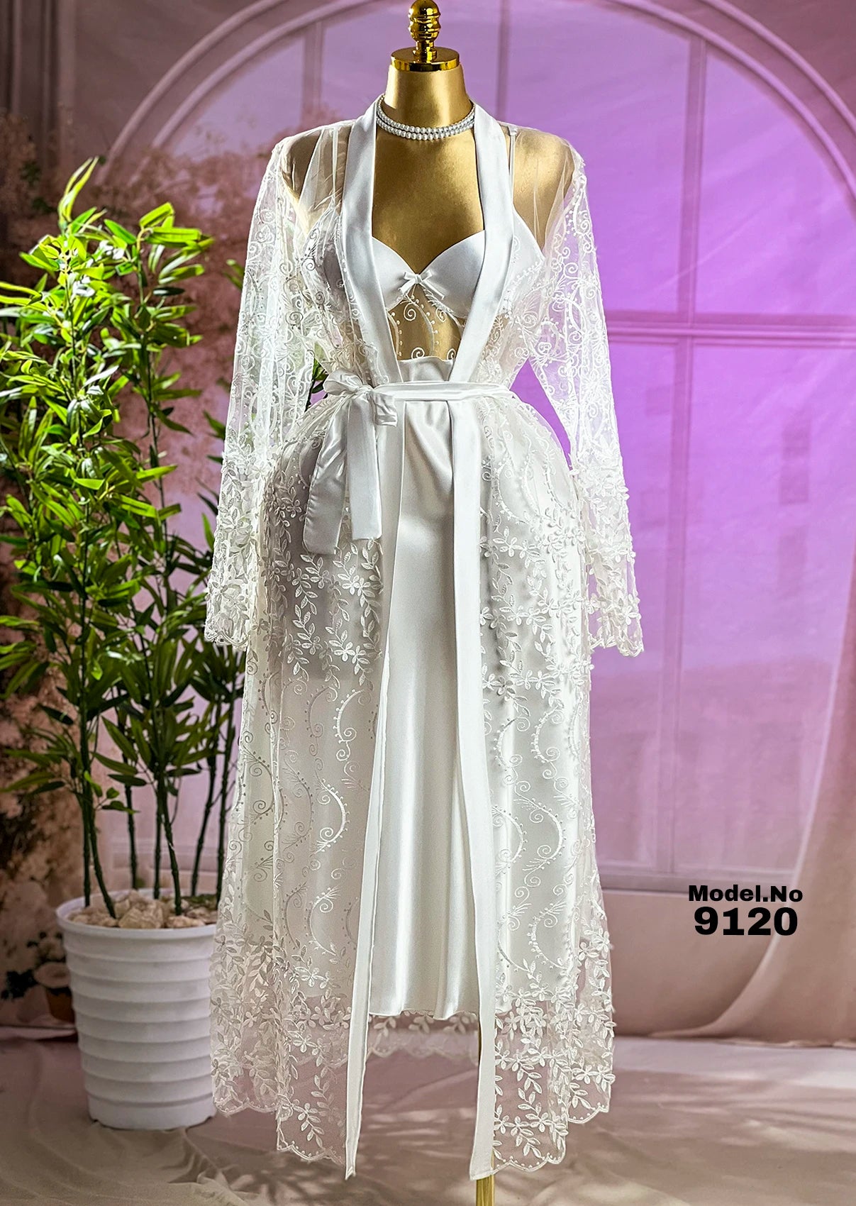 Long Bridal Rob Code 9120