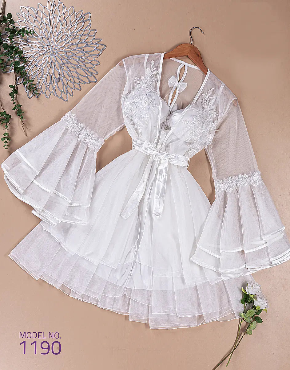 Short Bridal Rob Cod 1190 W