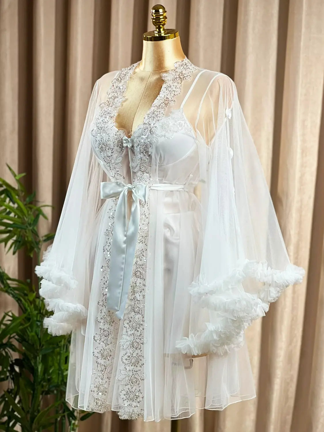 Short Bridal Rob Cod 2445 W
