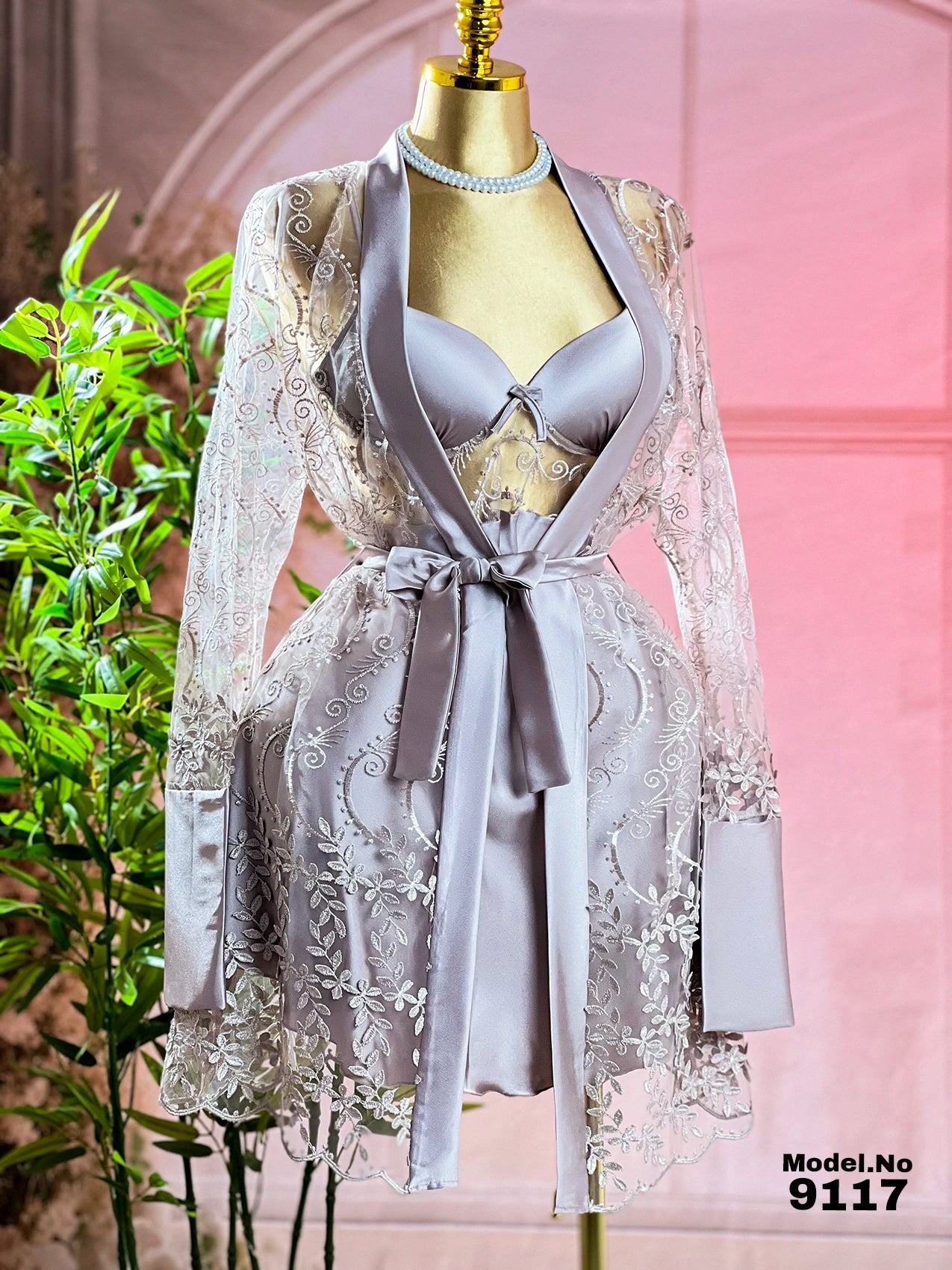 Short Bridal Rob Cod 9117