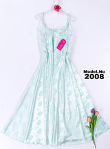 قميص ساتان طويل — كود 2008