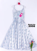 قميص ساتان طويل — كود 2008