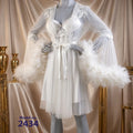 Short Bridal Rob Cod 2434 W