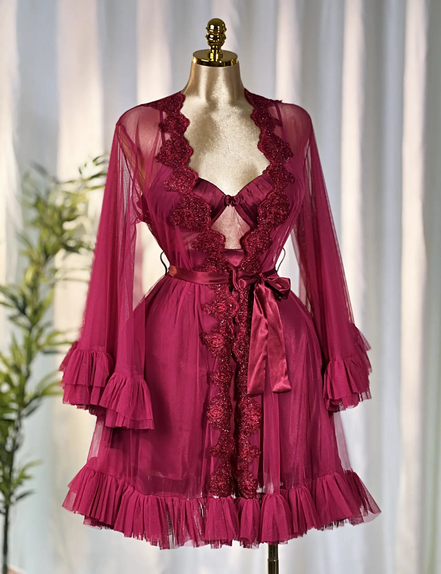 Short Bridal Rob Cod 9081