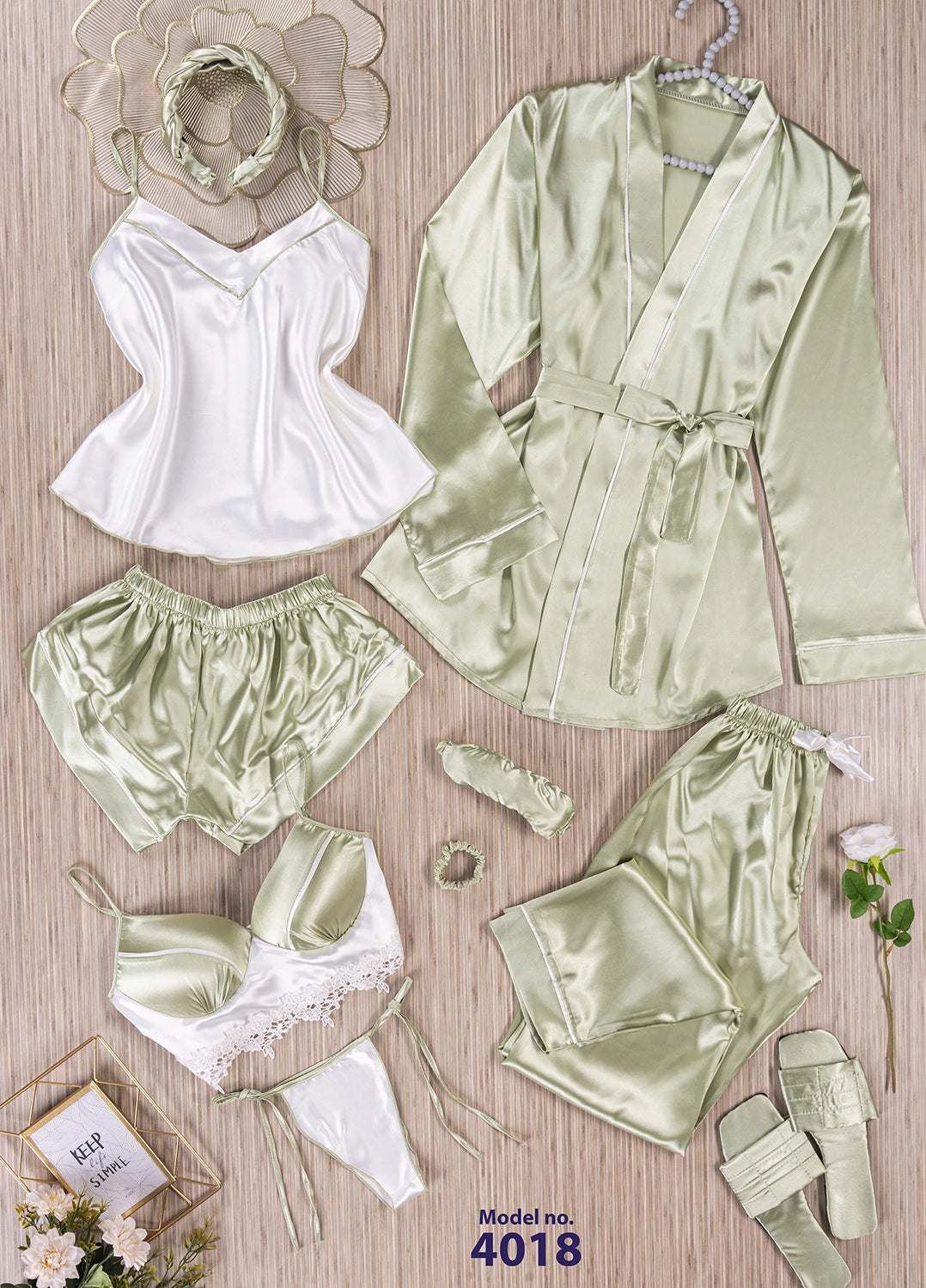 Pyjama 10 Pieces Cod 4018