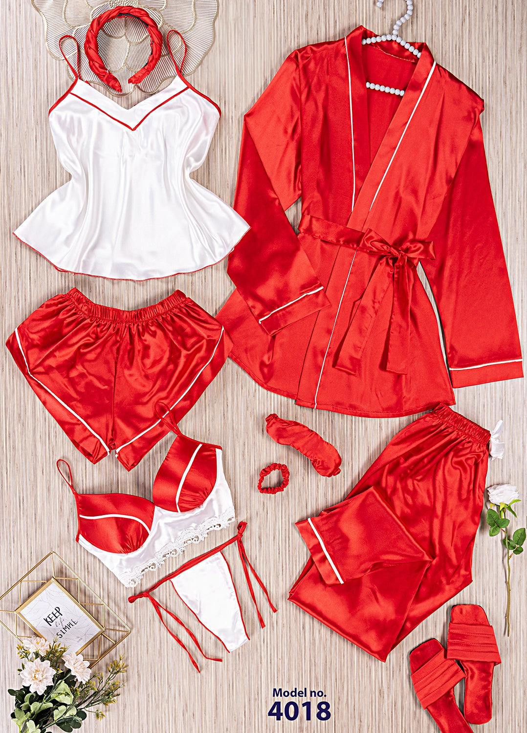 Pyjama 10 Pieces Cod 4018