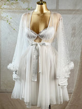 Short Bridal Rob Cod 2461 W