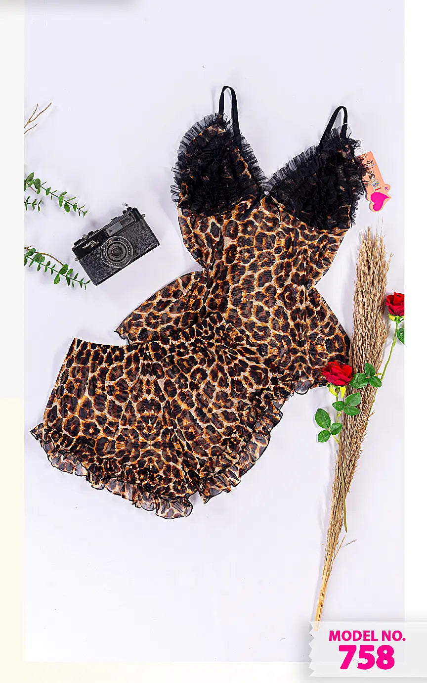 Pyjama Shorts Tiger Cod 758