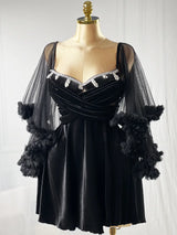 Short Winter Babydoll Cod 1019-2