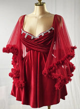 Short Winter Babydoll Cod 1019-2
