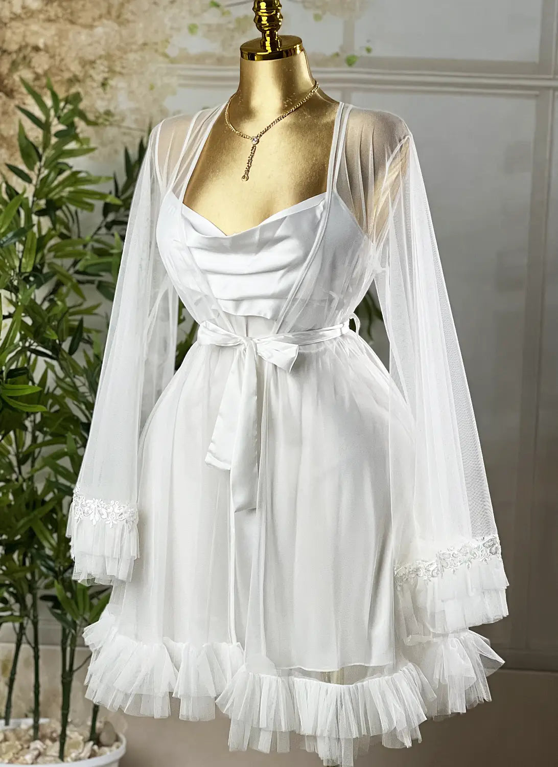 Short Bridal Rob Cod 9465