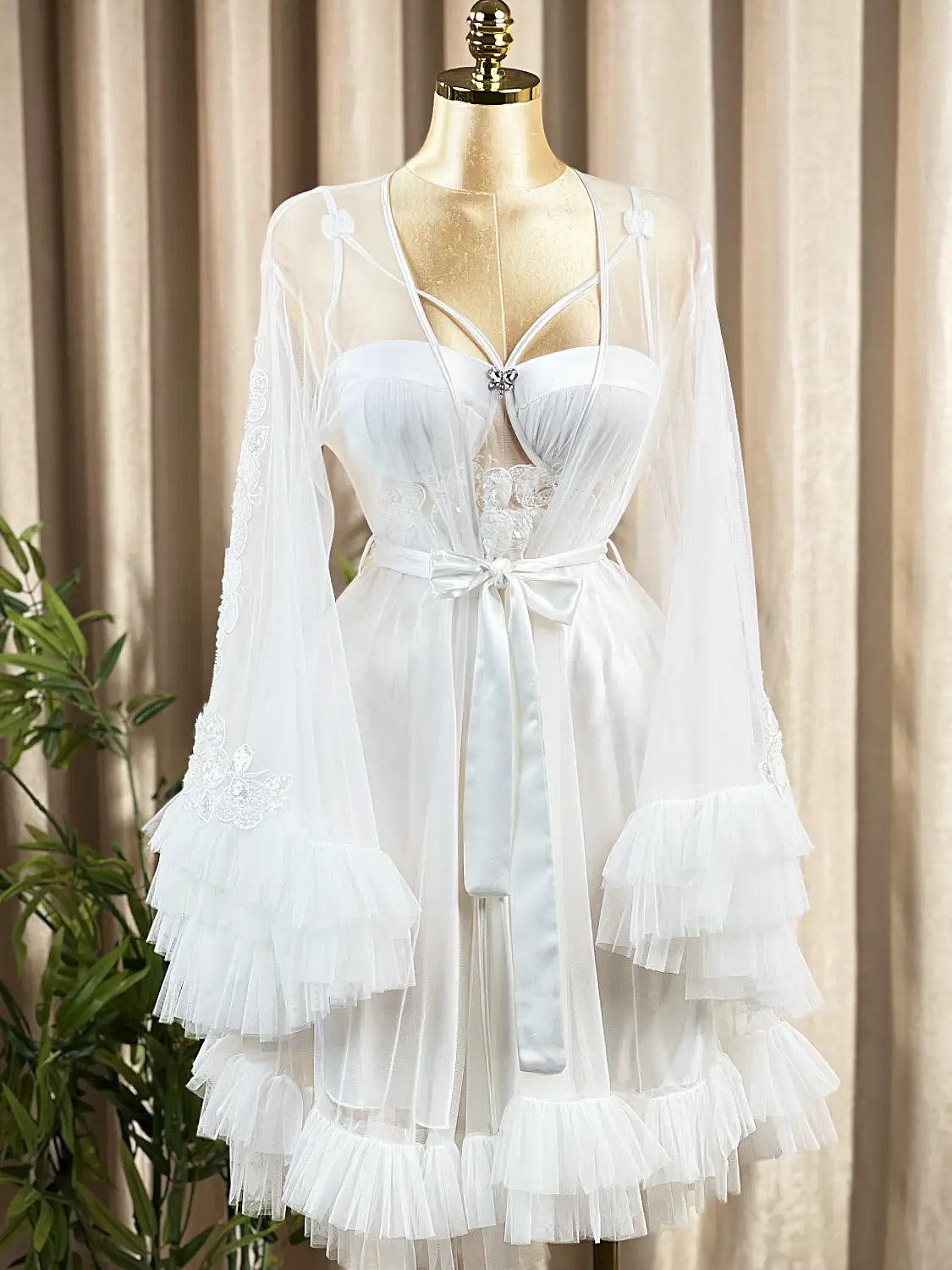 Short Bridal Rob Cod 2449 W