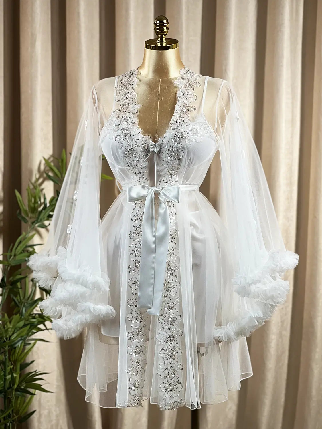 Short Bridal Rob Cod 2445 W