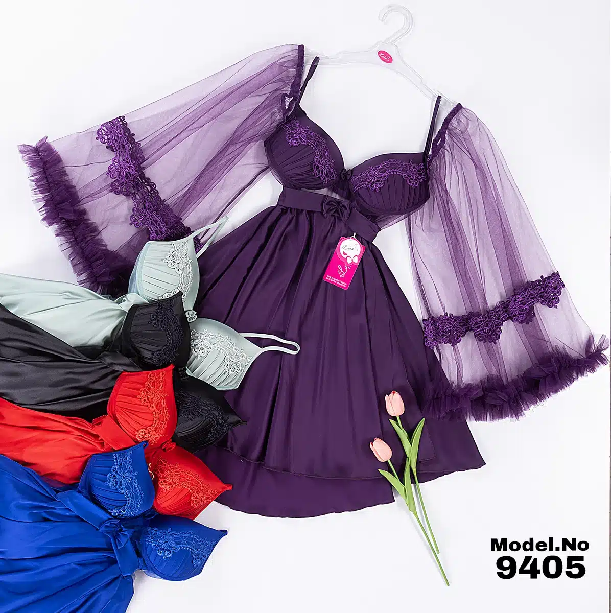 9405 1 موديل بيبي دول قصير كود 9405 - الصورة 1