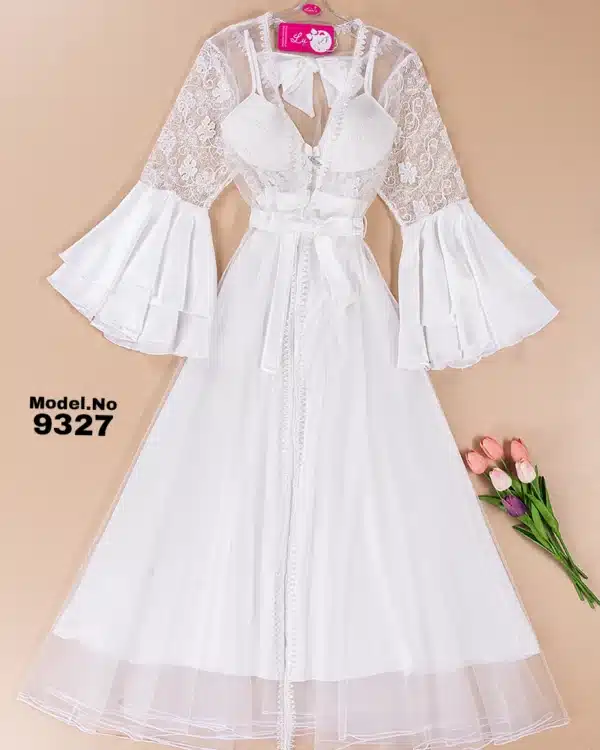 موديل صباحيه طويل كود 9327